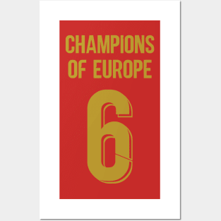 champions of Europe Posters and Art